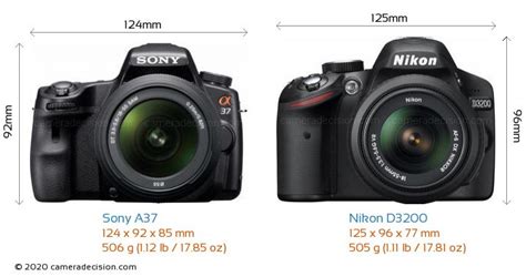 Sony SLT – A37 vs Nikon D7200 Karşılaştırma
